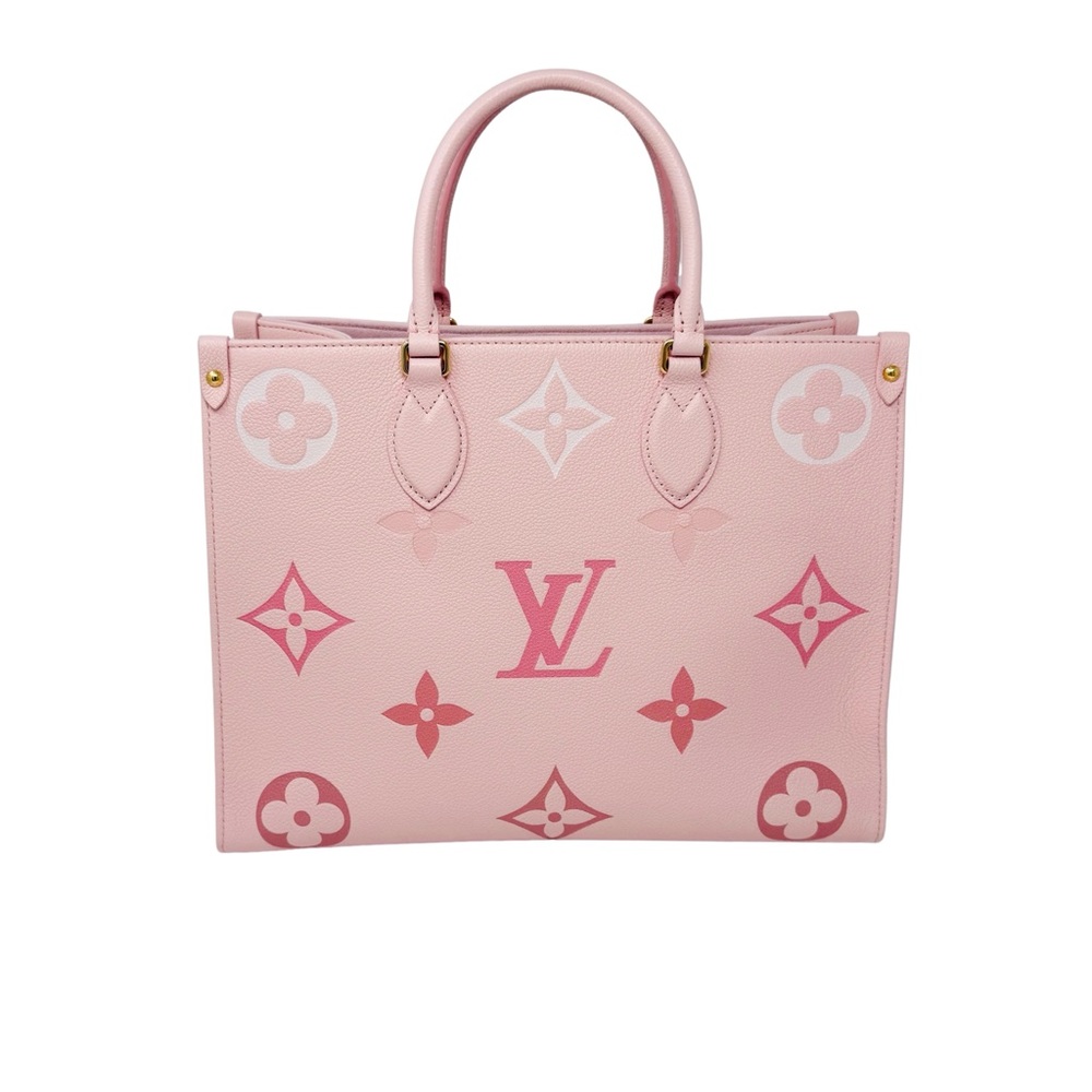 Louis Vuitton Onthego MM By The Pool Empreinte Giant Degrade Rose Gradient Pink